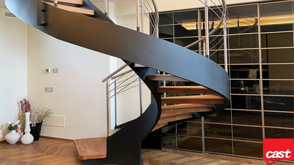 Helika Trend Iron | Helical stairs - Cast Stairs